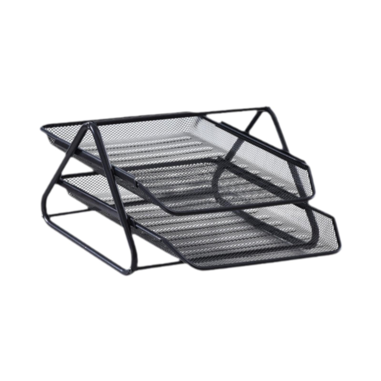 Desktop Filing Tray - Siatkowy organizer na dokumenty na biurko