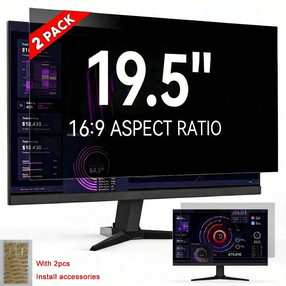 Monitor Privacy Filter - [2-pak] 19,5-calowy filtr prywatności do monitora