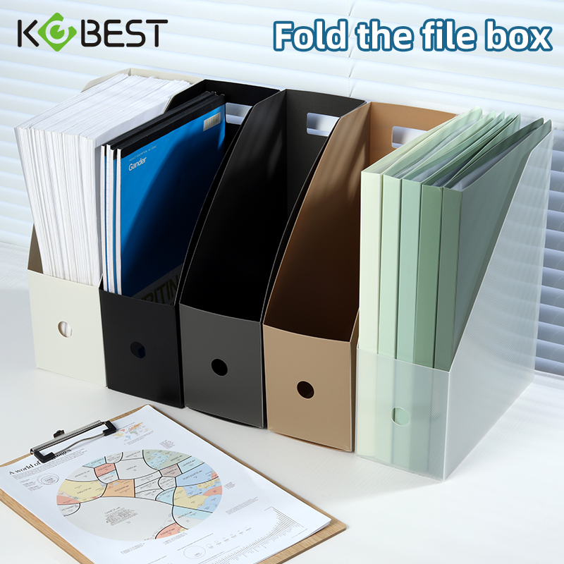 Desktop Filing Tray - Składany organizer biurowy A4, pudełko do