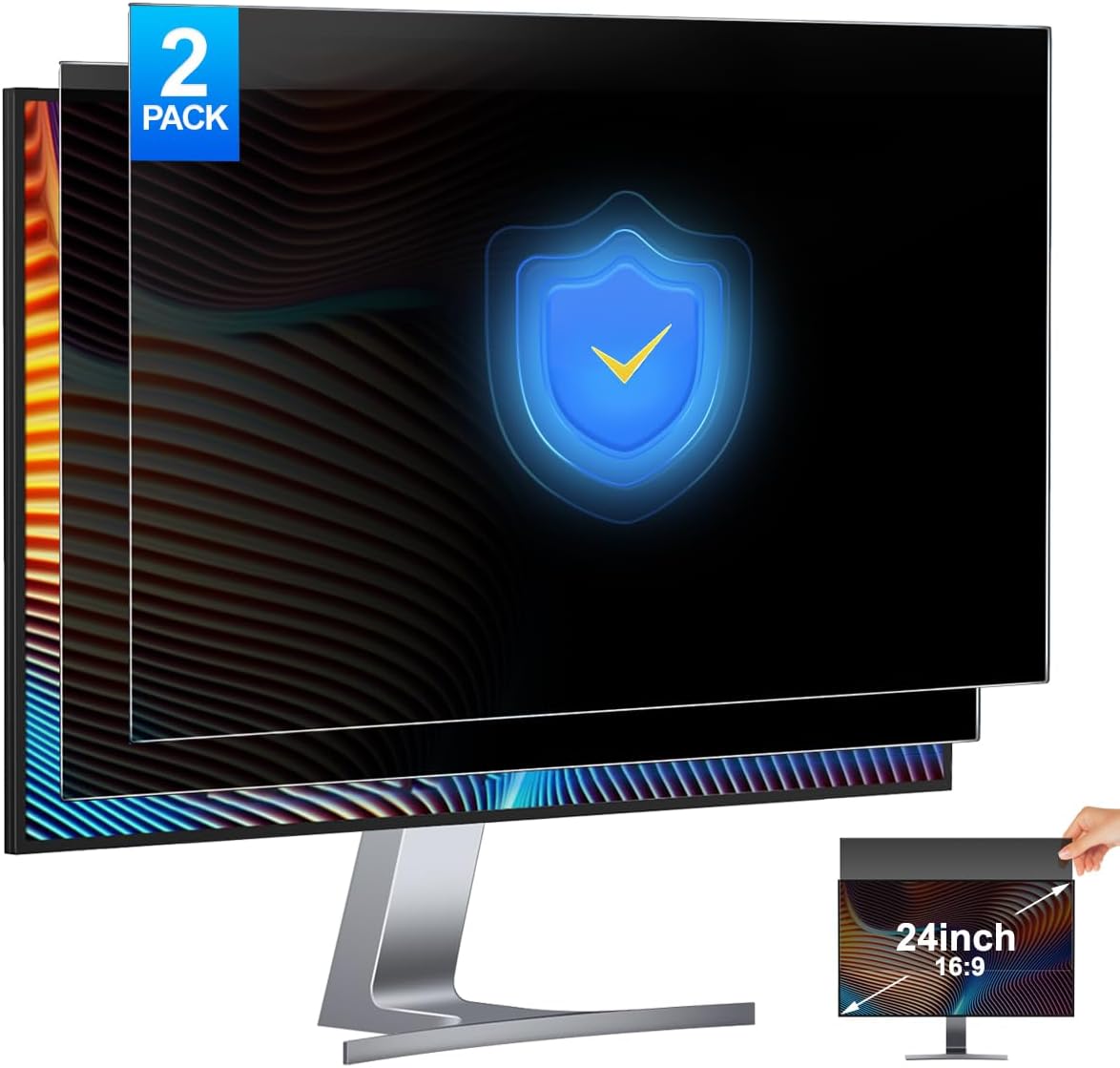 2 sztuki 24-calowych filtrów p – Monitor Privacy Filter recenzja i cena