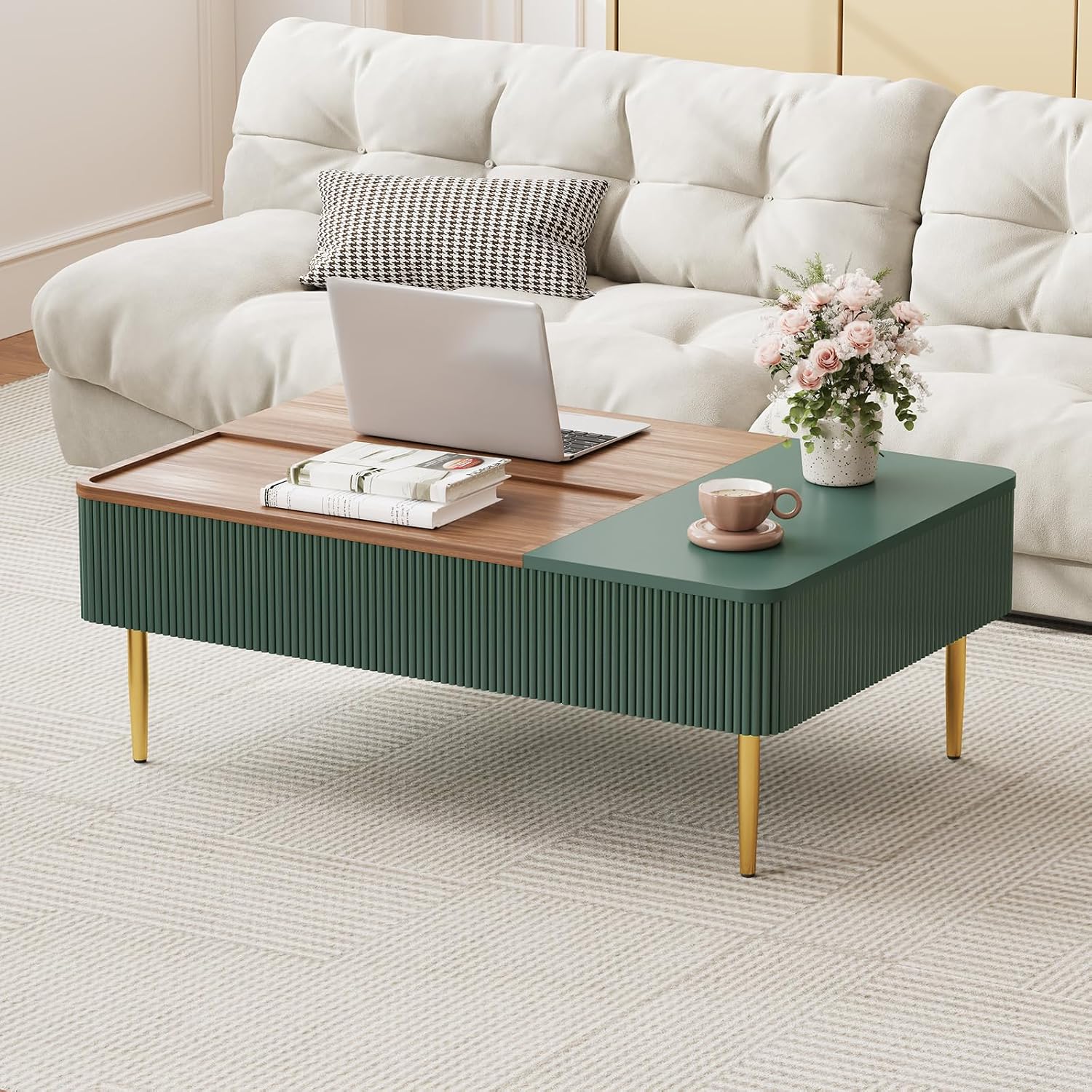Stolik kawowy z podwójną podno – Office Furniture Center recenzja i cena