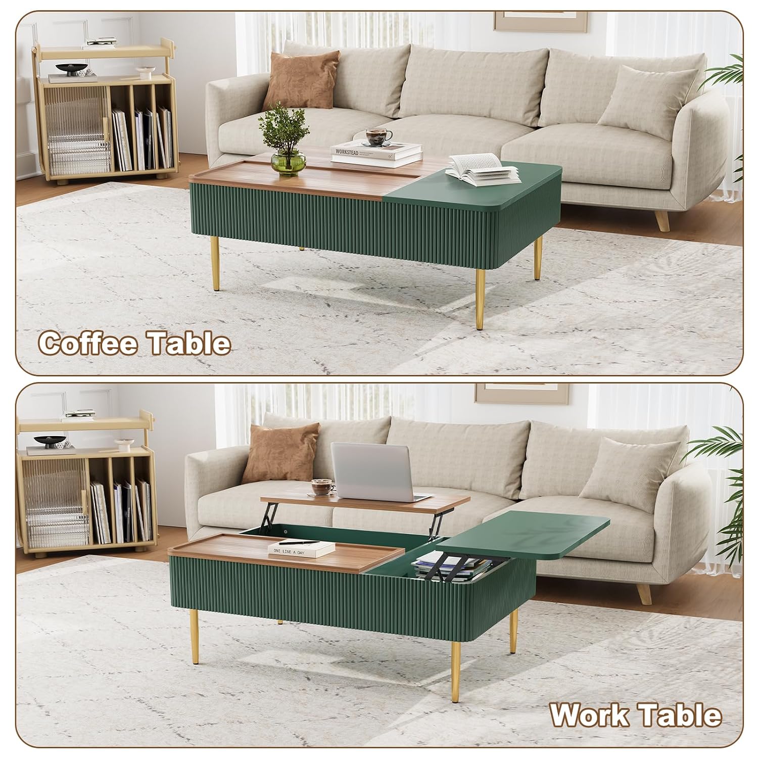 Stolik kawowy z podwójną podno – Office Furniture Center recenzja i cena