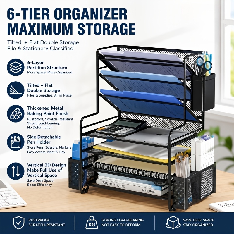 Organizer na biurko, pojemnik  – Desktop Filing Tray recenzja i cena