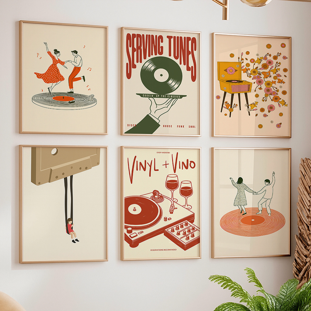1 szt. Vintage Plakat Muzyczny – Office Furniture Home recenzja i cena