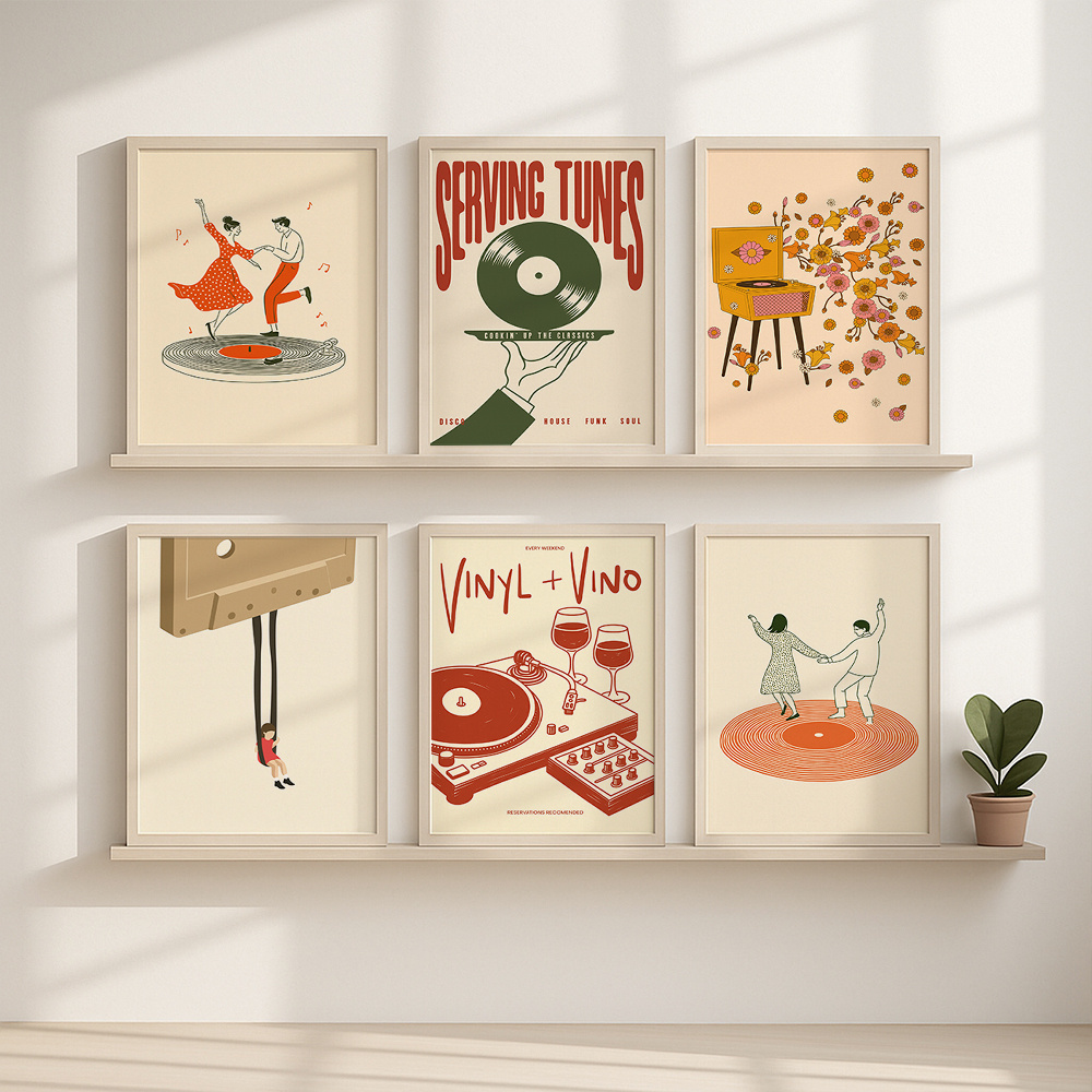 1 szt. Vintage Plakat Muzyczny – Office Furniture Home recenzja i cena
