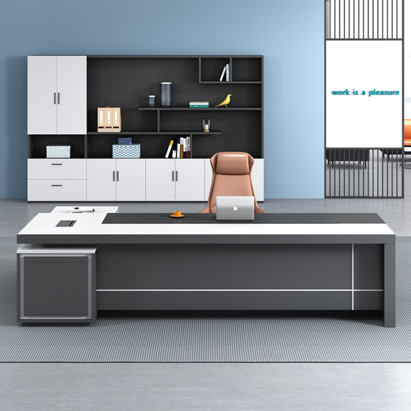 Biały zestaw biurkowy z krzesł – Xh Office Furniture recenzja i cena