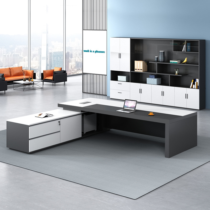 Biały zestaw biurkowy z krzesł – Xh Office Furniture recenzja i cena