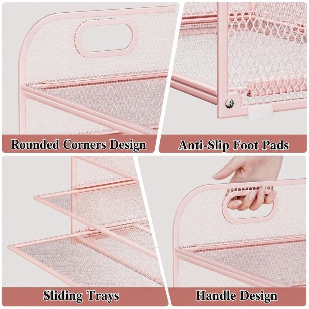 Wytrzymały metalowy organizer  – Desktop Filing Tray recenzja i cena