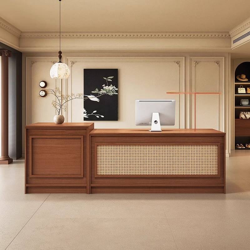 Lada Recepcyjna Logo Brązowa E – Office Furniture Logo recenzja i cena